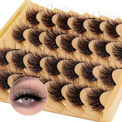 14 Pairs Curling False Eyelashes 8D Three-dimensional Fairy Style