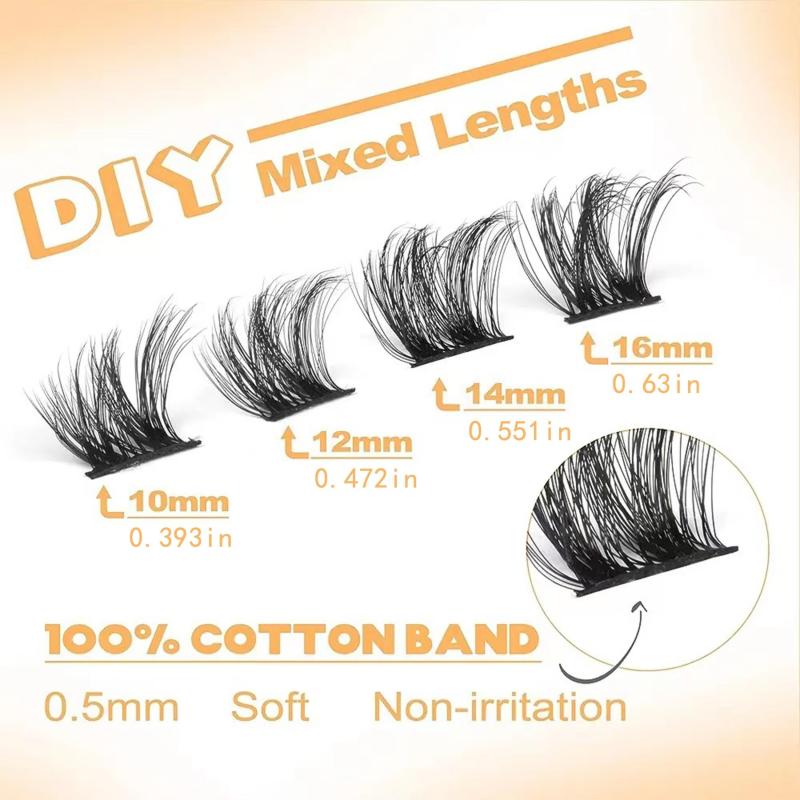 Natural DIY Cluster Lashes for Daily Use