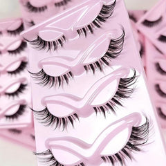7 Pairs Fox Eye False Eyelashes Daily Stage Makeup Eyelashes