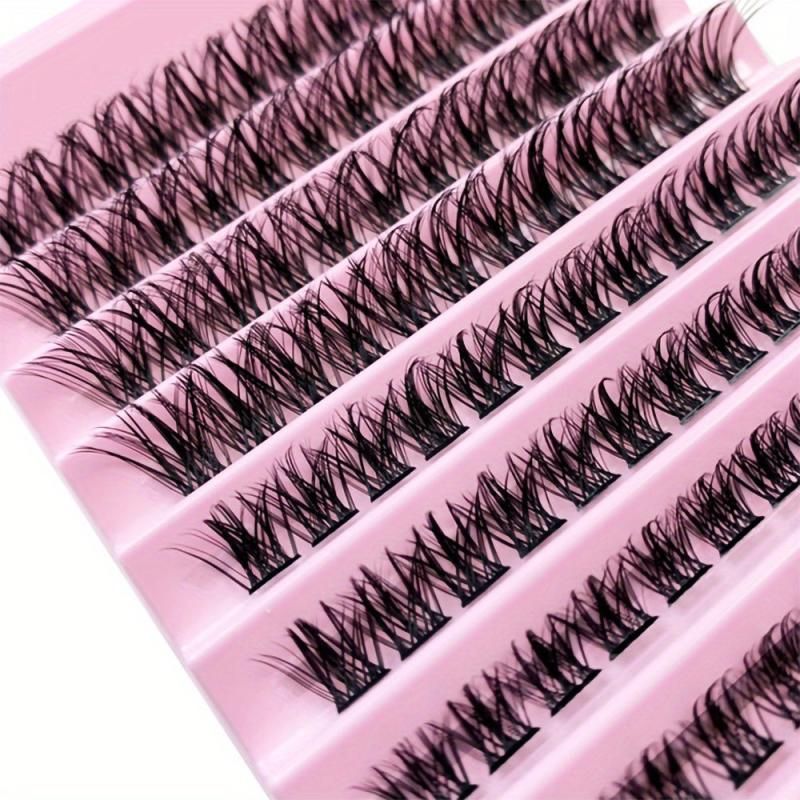 120 Cluster Segmented False Extension Eyelash DIY Natural Individual Lash