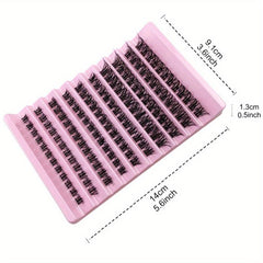 DIY Clusters Eyelash Extension Segmented Lashes 120 Volume Natural