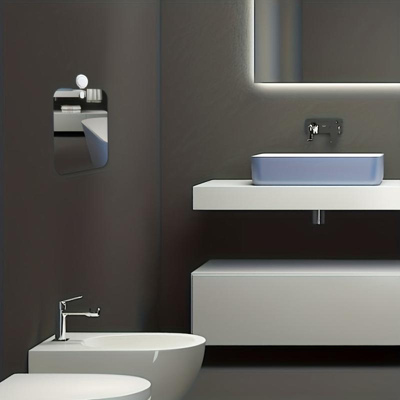 Acrylic Shower Mirror Men's Shaving Mirror Frameless Skincare Mirror