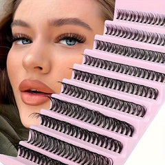 40P Cluster False Eyelashes D Curling DIY Self Grafting Lashes Extension