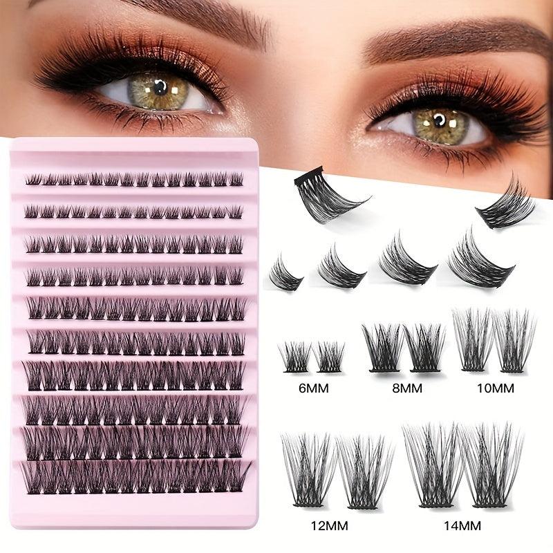 DIY Segmented False Eyelashes 8-16mm Short & Long Cluster Extension