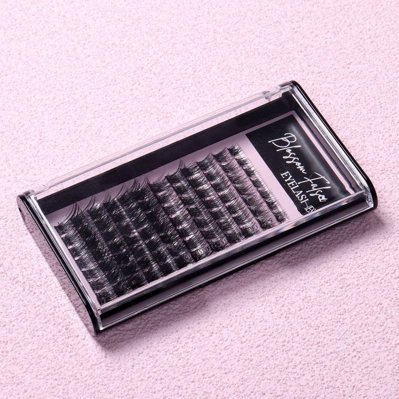 Mixed Lash Clusters 12 Rows C D Curl Wispy Soft Fluffy Natural Look Cluster Lash