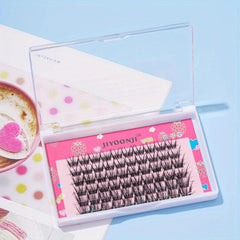 60pcs Mixed Lash Clusters Soft Natural Look Individual Lashes For Home DIY