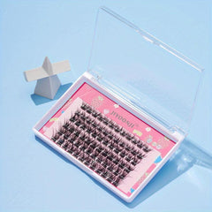 72 Mini Lash Clusters Fishtail Crisscross Style