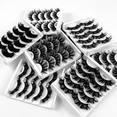 5 Pairs Fluffy Volume False Eyelashes Sexy Charming Decoration