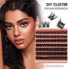 Long & Thick 7 Row False Eyelashes with Self Grafting Tech