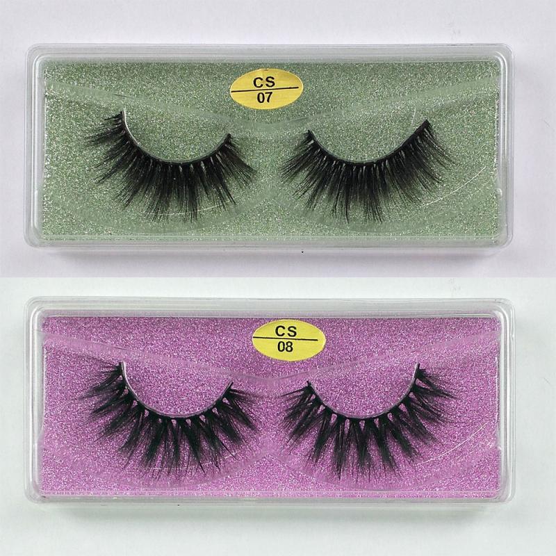 20 Pairs Natural 3D Mink False Eyelashes Long Lasting Look
