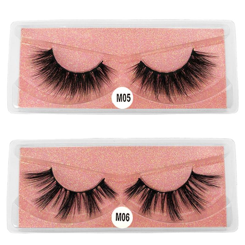 20 Pairs 3D Mink Lashes Natural Thick Fluffy False Eyelashes Makeup Pack
