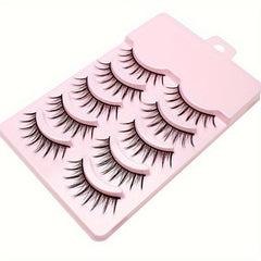 5 Pair Manga Lashes Natural Long Makeup Strip False Eyelashes