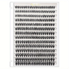 Wispy Soft Natural Look Cluster Lash Mini D Curl Individual Lashes