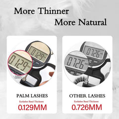 Natural Look False Lashes Faux Mink Fluffy Long Eyelashes Extension