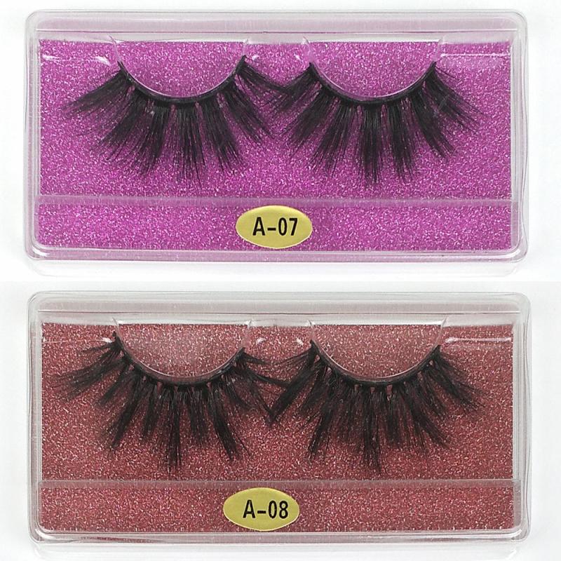 10 Pairs 25mm 3D Mink Eyelashes Bulk Mixed Style Dramatic Long Lashes