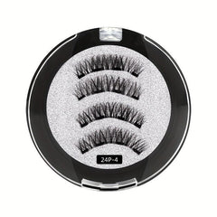 Magnetic False Eyelashes With Applicator Kit Eye Elongated Eyelashes No Glue