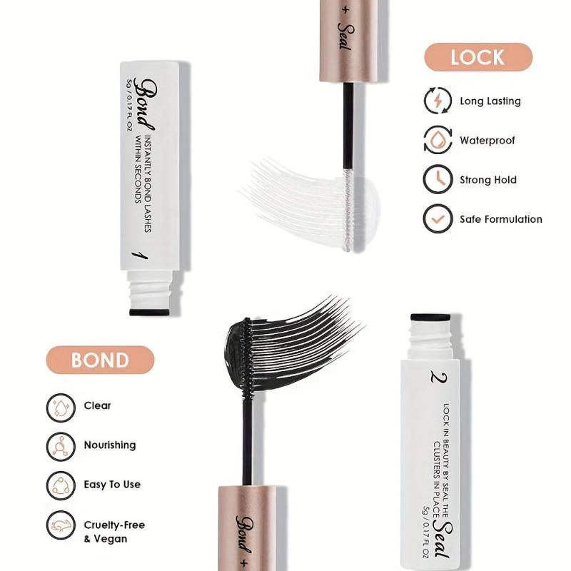 Lash Bond & Seal Cluster Lash Glue Individual Eyelash Extension Adhesive 5ml