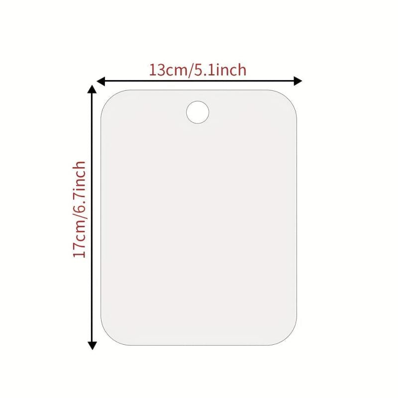 Fogless Shower Mirror for Shaving - Wall Hanging Bathroom Mirror