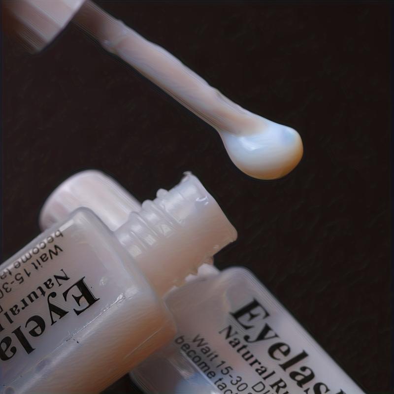 False Eyelashes Glue 2ml Mini Flat Tube Transparent Waterproof Latex Antifreeze