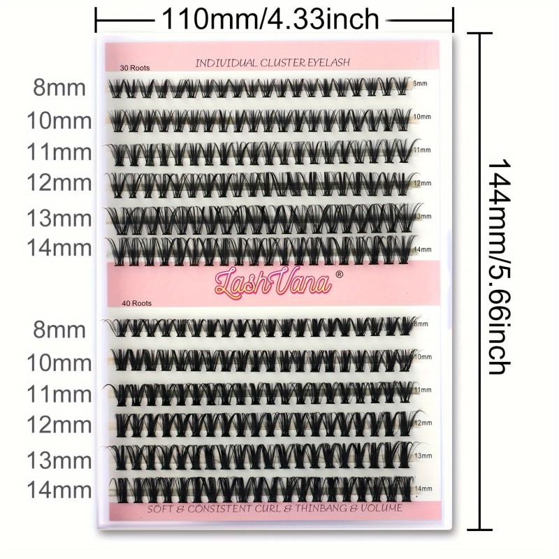 DIY Lash Extension Kit 240 Pcs Lash Clusters With Lash Bond And Seal