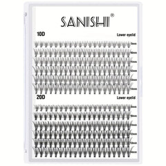 240pcs 40D 9 16mm D Curl Individual Lashes Cluster Lashes Extensions