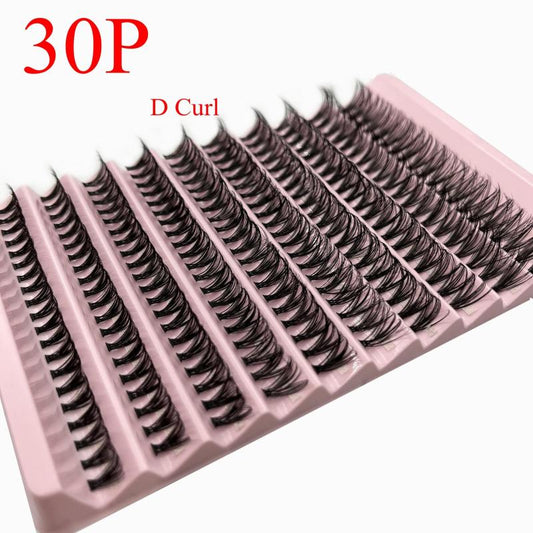 DIY Lash Extension Kit 200pcs Lash Clusters D Curling Individual Lashes Kit