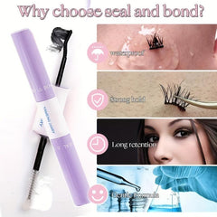 120pcs D Curl Cluster Lashes DIY Eyelash Extensions Kit