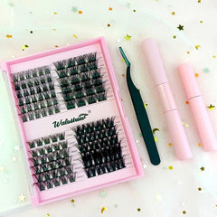 DIY Clusters Extension Kit D Curling 0.07 14mm with Lash Bond and Seal