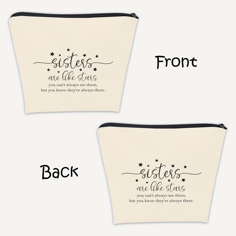 Sisters Like Stars Makeup Bag - Sister Birthday Gift