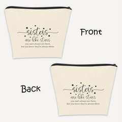 Sisters Like Stars Makeup Bag - Sister Birthday Gift