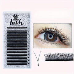 15mm YY Shape Individual Lashes Soft Natural Look False Eyelashes DIY Extension