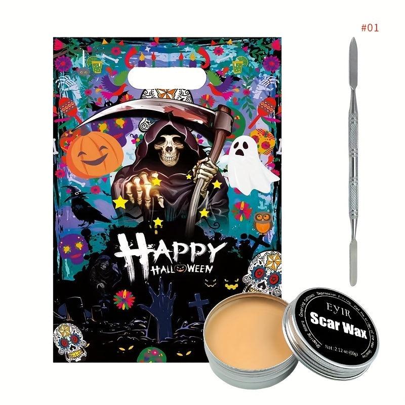 Scar Wax Kit Wound Shaping Styling Scar Wax Spatula SFX Halloween
