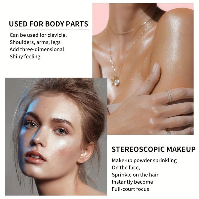 Glitter Body Powder Highlight Contour Shimmer