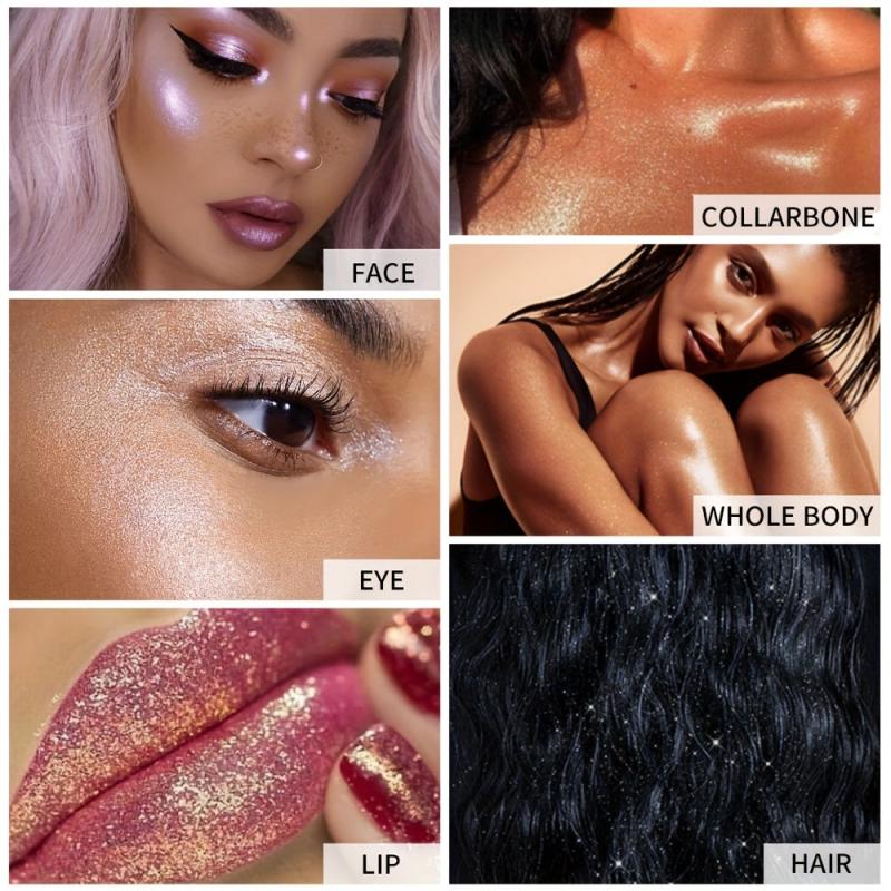 Glitter Body Powder Highlight Contour Shimmer