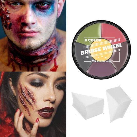 Bruise Wheel SFX Zombie Makeup Kit Halloween Professional Face Body Paint Set