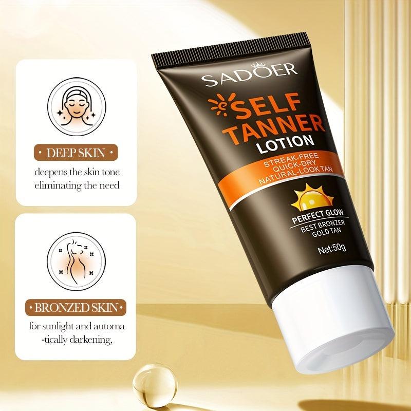 Natural Darken Bronzer Wheat Beauty Tan Cream 50g