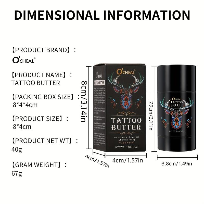 Tattoo Care Cream Moisturizing Aftercare Balm