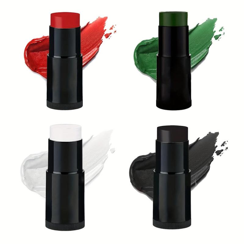 4 Colors Face Painting Stick for Halloween Parties and Cosplay
