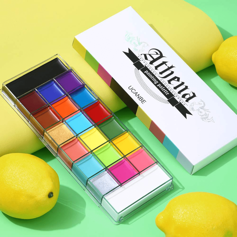 Face Body Paint Palette Halloween Makeup