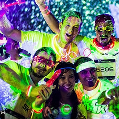 8 Vibrant UV Blacklight Body Paint Colors