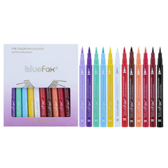 Body Paint Pen 12pcs Set Halloween Makeup Queue Pigment Pen Eyeliner