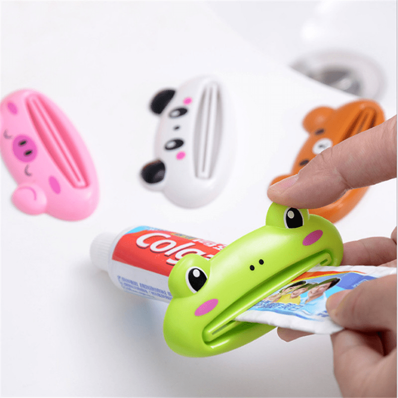 Cartoon Toothpaste Squeezer for Easy Bathroom Cleaning