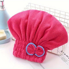 Absorbent Hair Drying Towel for Women Princess Shower Cap