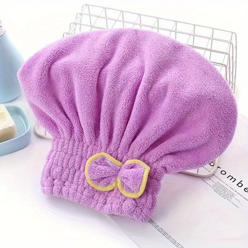 Absorbent Hair Drying Towel for Women Princess Shower Cap