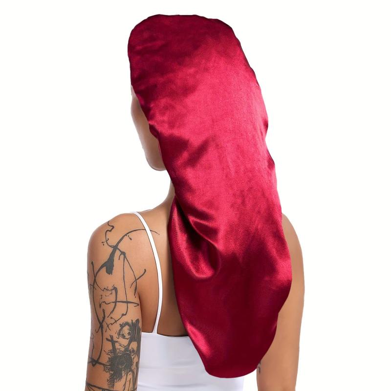Satin Sleep Bonnet for Women Extra Large Hair Cap for Sleeping and Hair