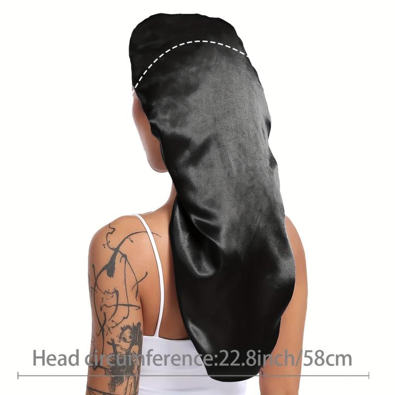Satin Sleep Bonnet for Women Extra Large Hair Cap for Sleeping and Hair
