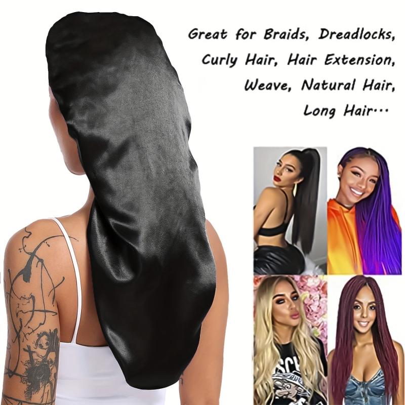 Satin Sleep Bonnet for Women Extra Large Hair Cap for Sleeping and Hair