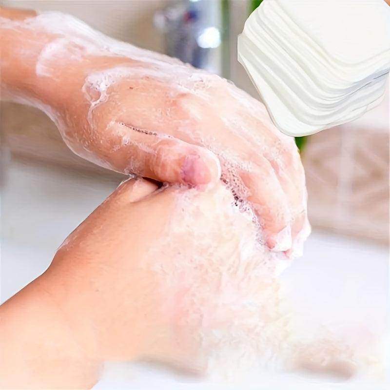 Portable Disposable Hand Washing Soap Paper Mini Soap Sheets for Travel