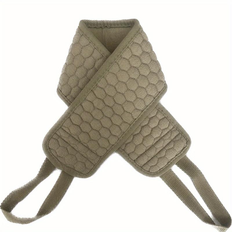 Exfoliating Back Scrubber & Sponge Pad Set for Shower Bath