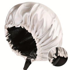 Satin Bonnet Sleep Cap Large Reversible Night Sleeping Turban Hat